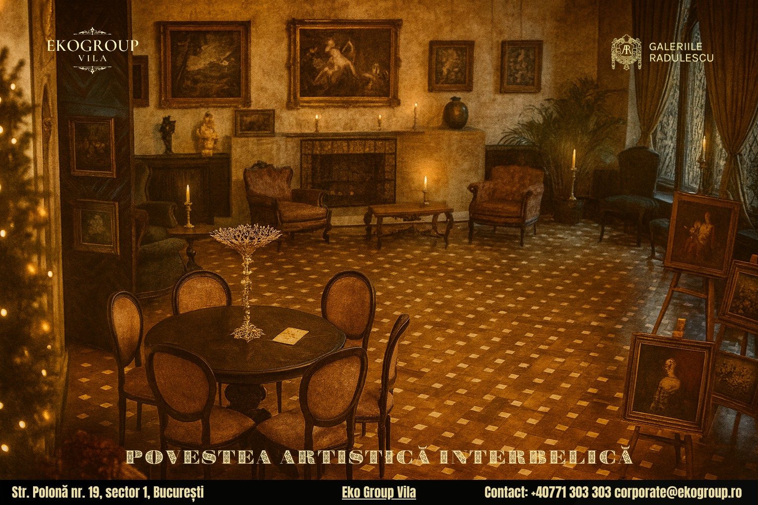 Povestea Crăciunului în anii ’30: o călătorie artistică și istorică la Eko Group Vila